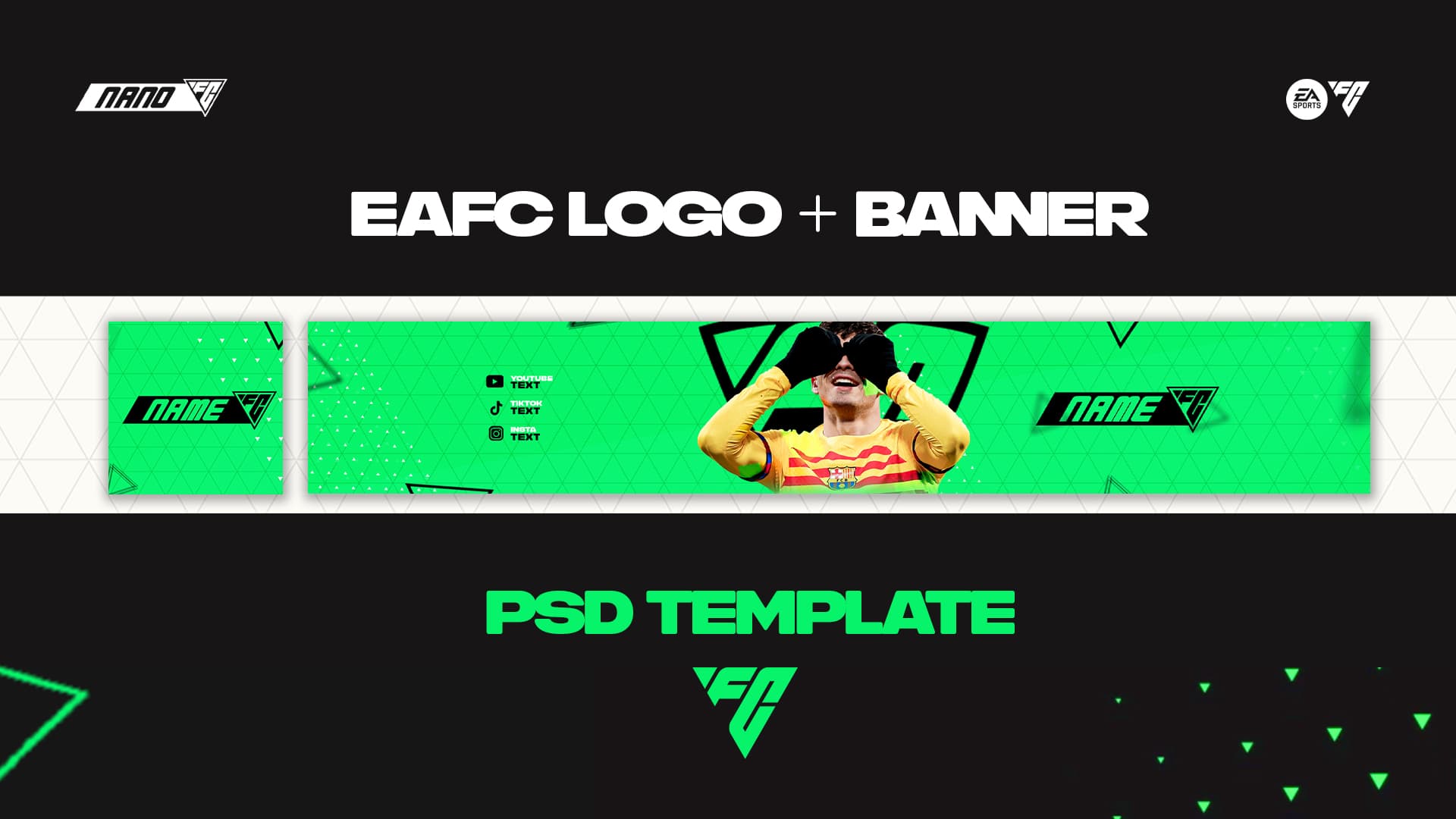 EAFC BANNER & LOGO TEMPLATE (4) (PSD), imagen 1