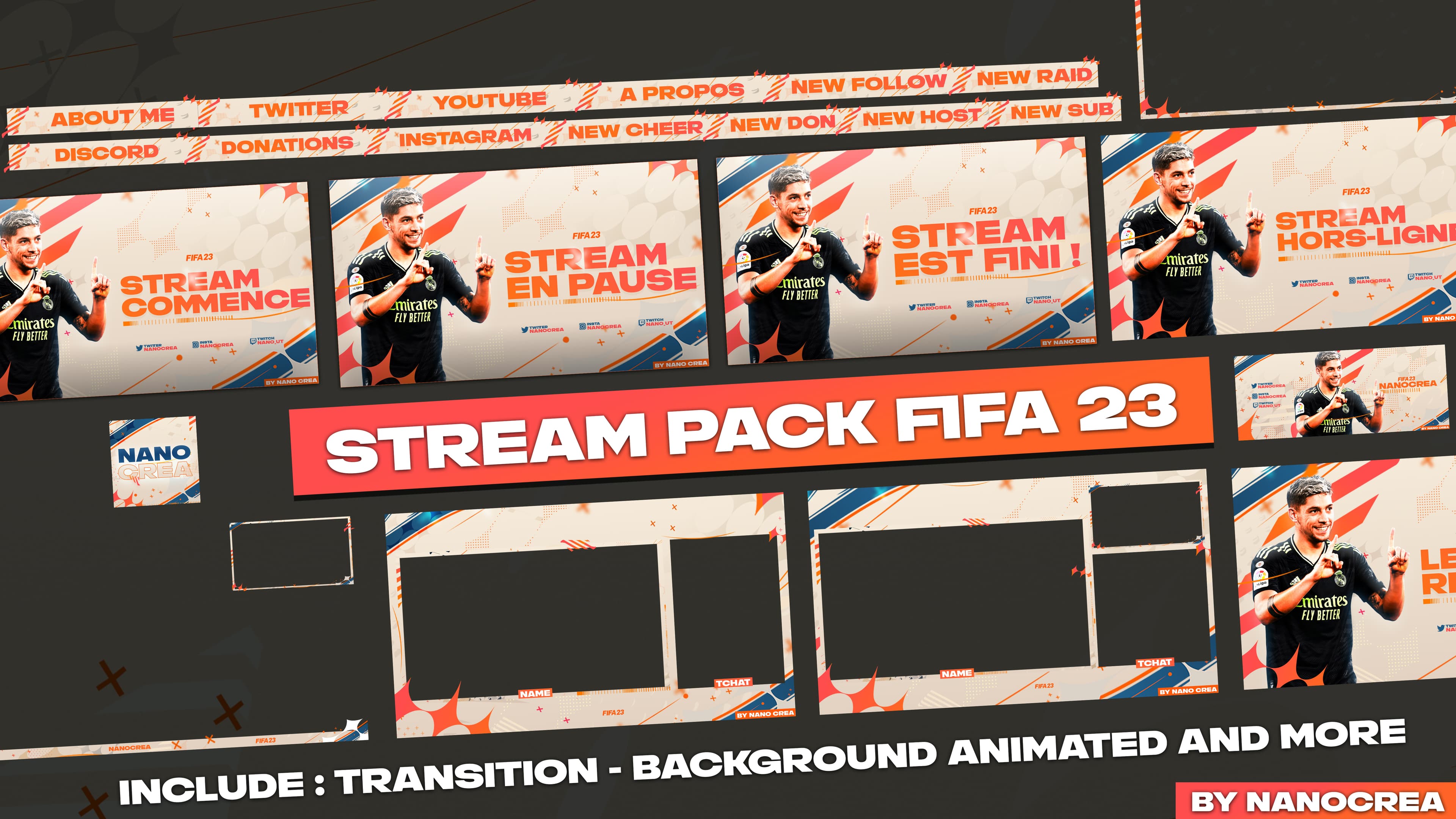 STREAM PACK FIFA 23 BEIGE VERSION, obraz 1