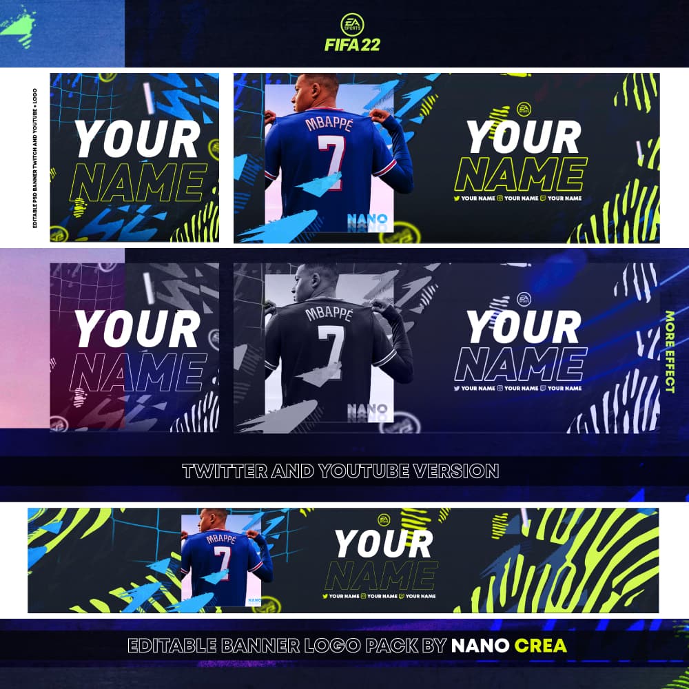FIFA 22 Editable Banner Pack (+logo), image 1