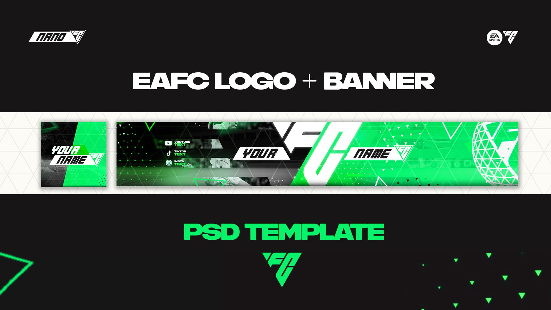 EAFC BANNER & LOGO TEMPLATE (5) (PSD), image 1