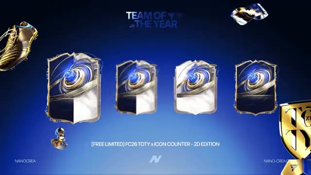 FC26 TOTY x ICON COUNTER - 2D EDITION