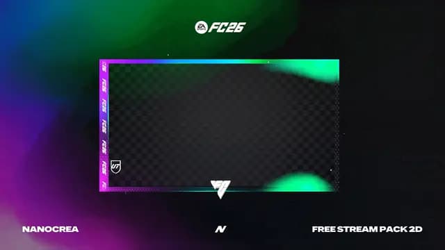 FC26 2D STREAM PACK - Overlays, Scenes & Scoreboard