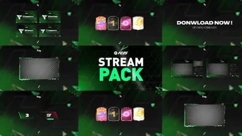 FC25 STREAM PACK PRENIUM BLACK EDITION [ANIMATED]