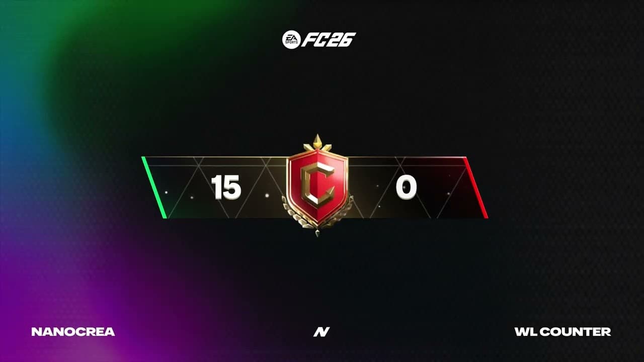 FC26 Scoreboard Weekend League Overlay 4K
