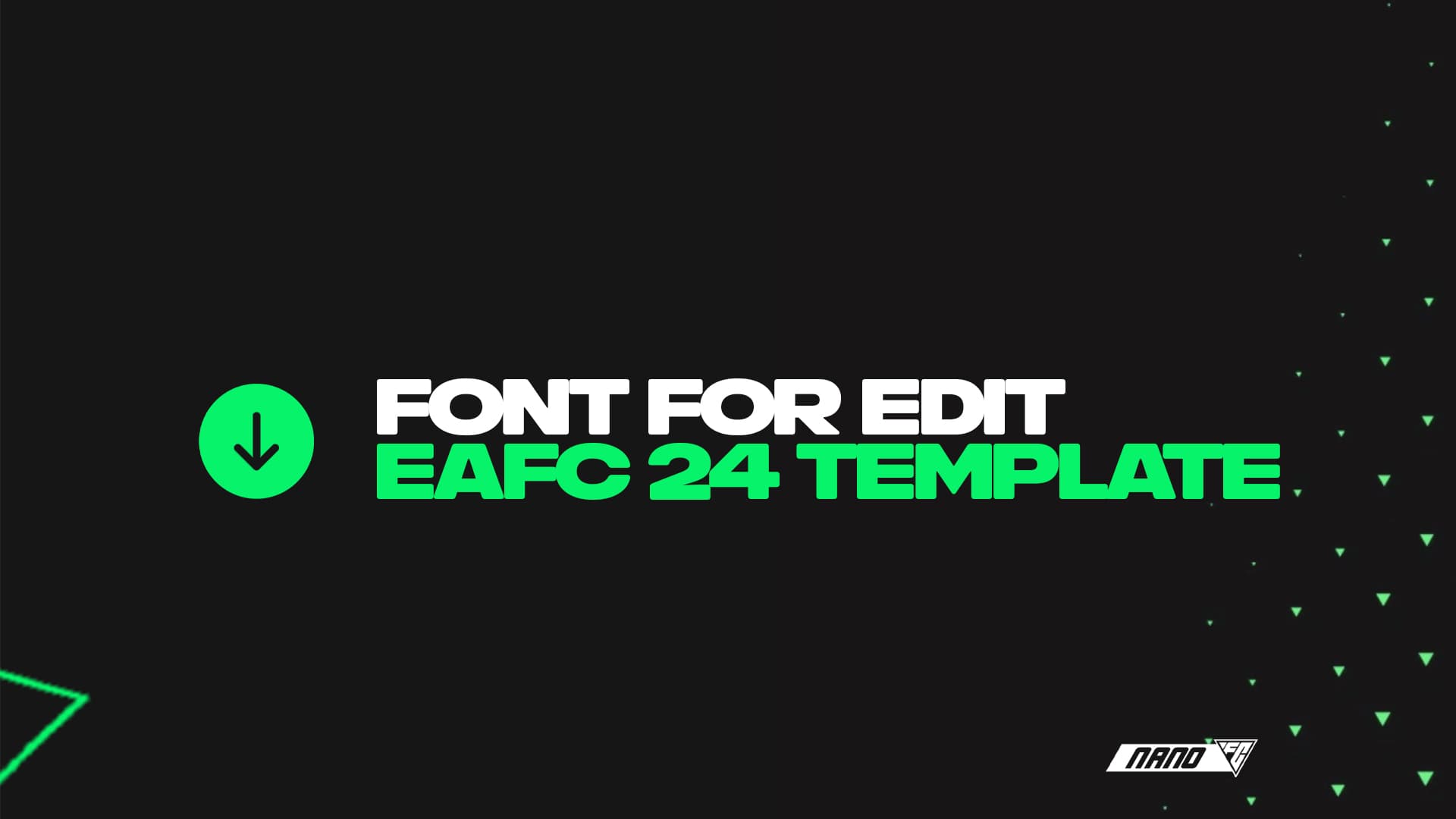 EAFC FONT FOR EDIT TEMPLATE