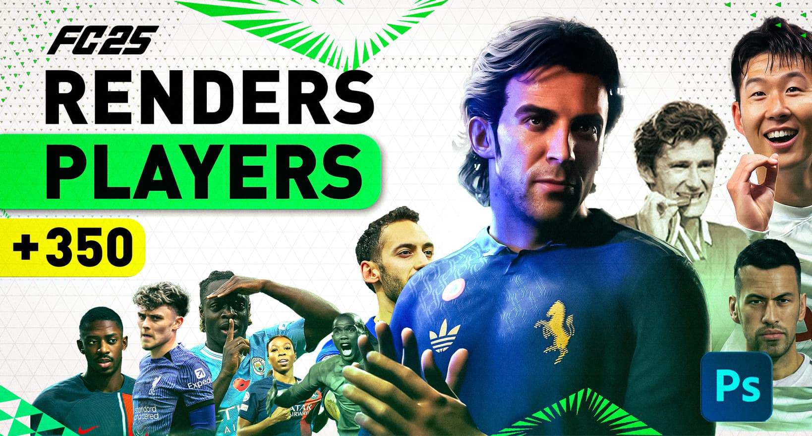 EAFC25 + 300 PLAYER - RENDER PACK (2025), image 1
