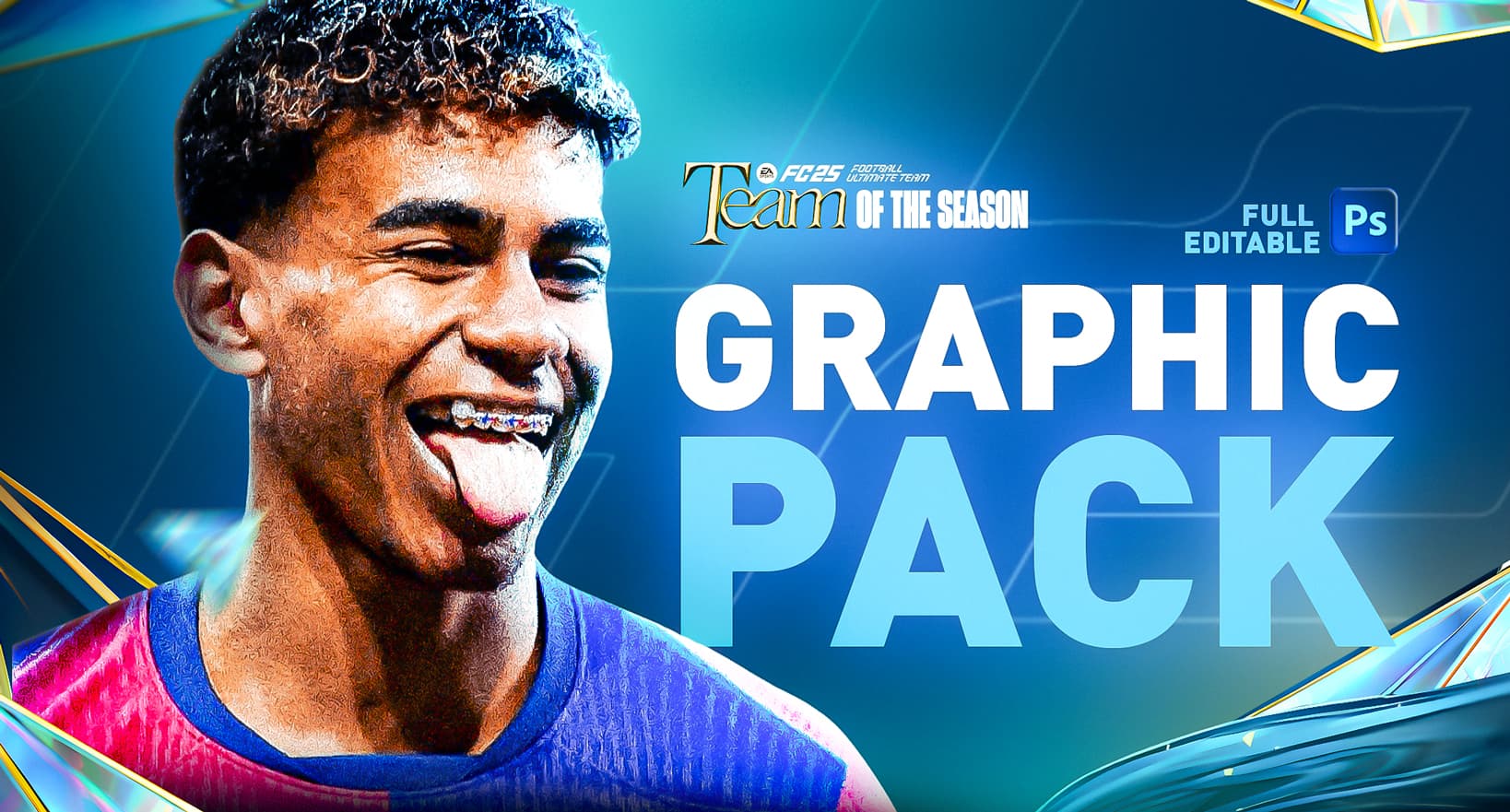 FC25 TOTS GRAPHIC PACK TEMPLATE (+7000 items, psd...), image 1