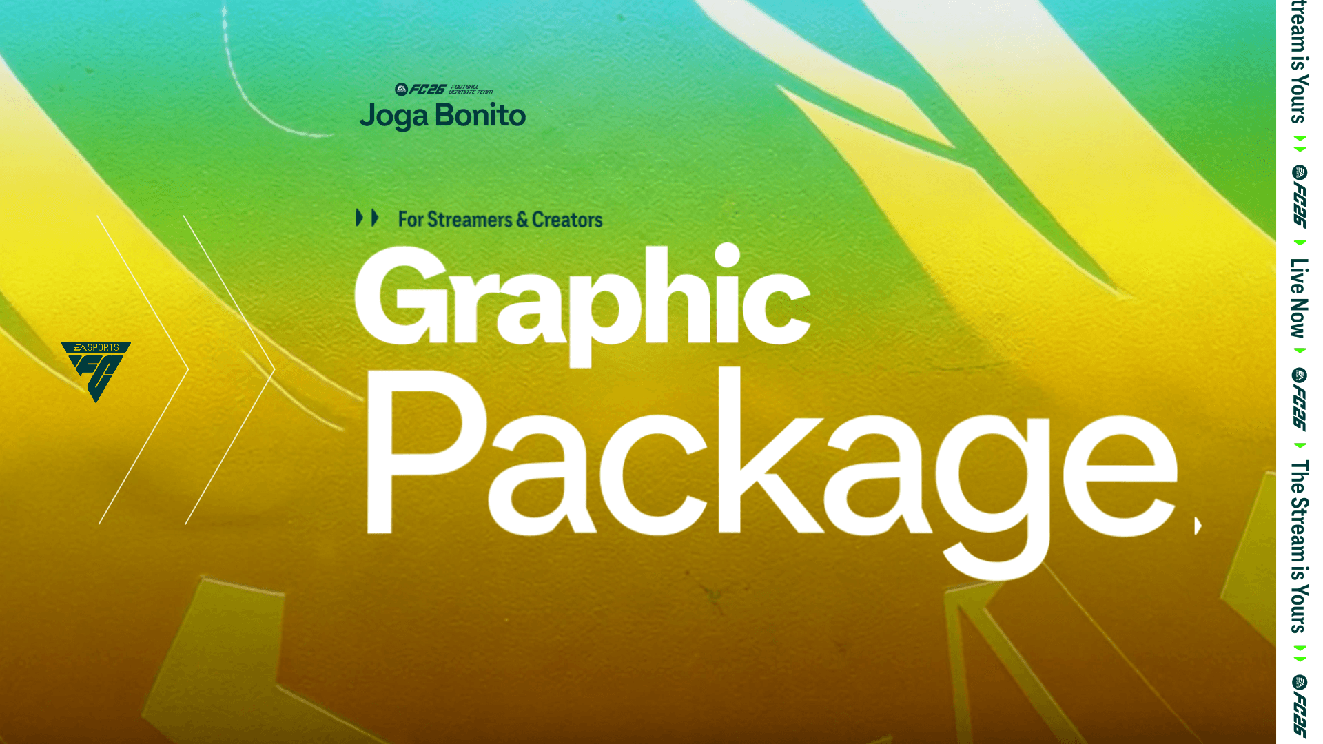 FC26 Joga Bonito - Graphic Pack (Thumbnails, Banners & PNG Assets)