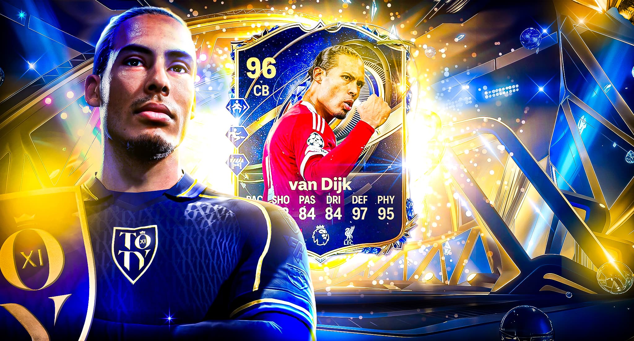 Free FC26 TOTY thumbnail template editable PSD