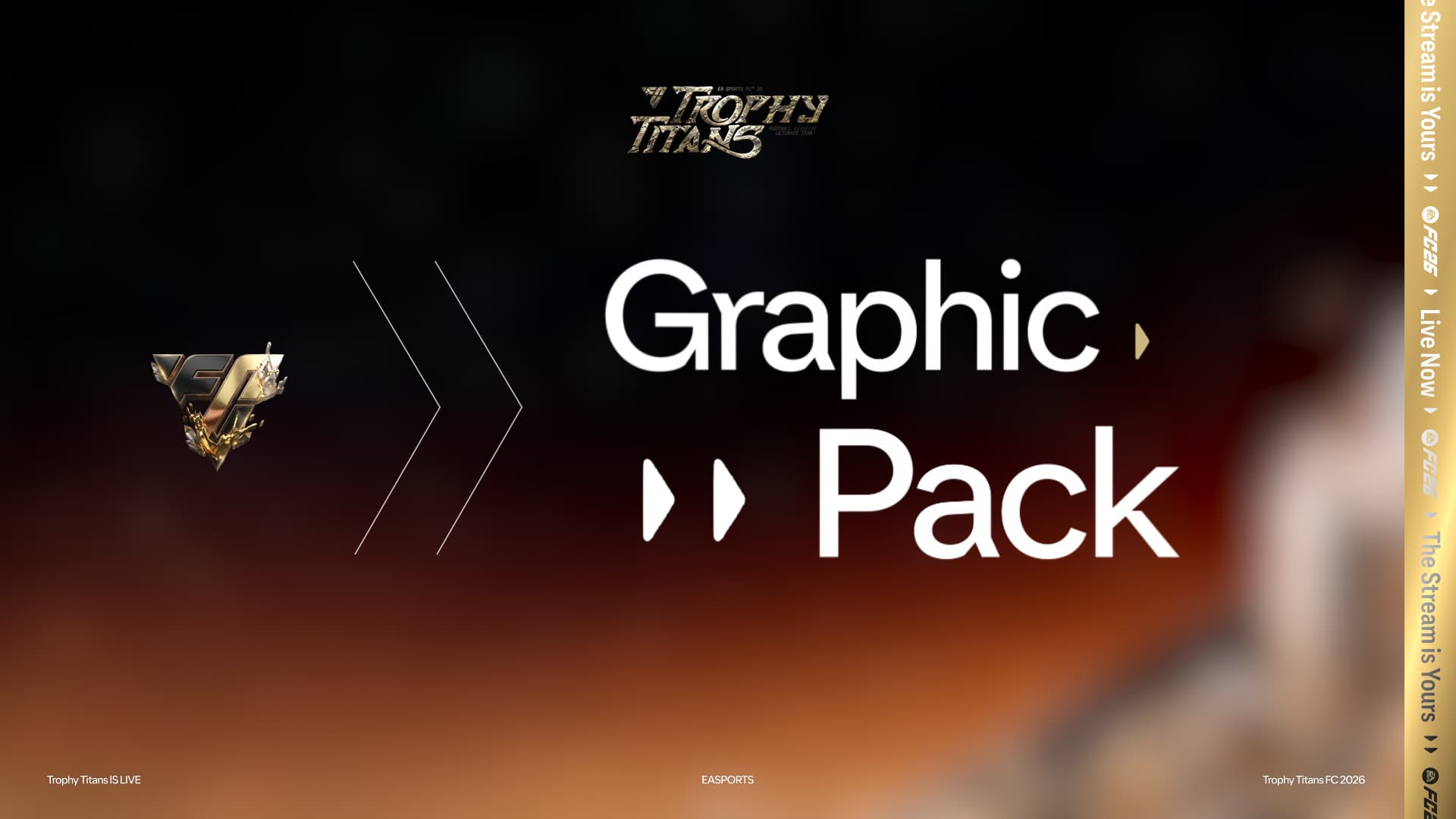 FC26 Trophy Titans - Graphic Pack (4K Backgrounds, Brushes & Thumbnail Assets)