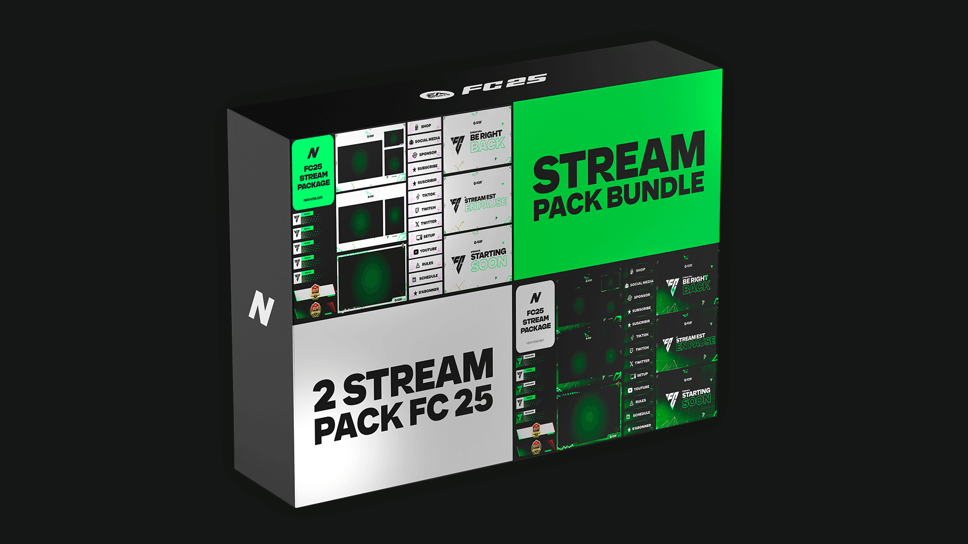 BUNDLE FC25 STREAM PACK PRENIUM X2 PACK