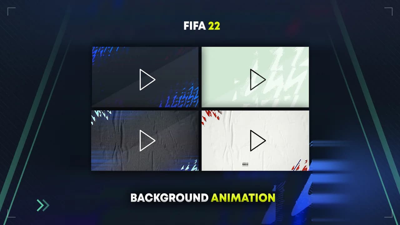 FIFA 22 Background and brush Animation