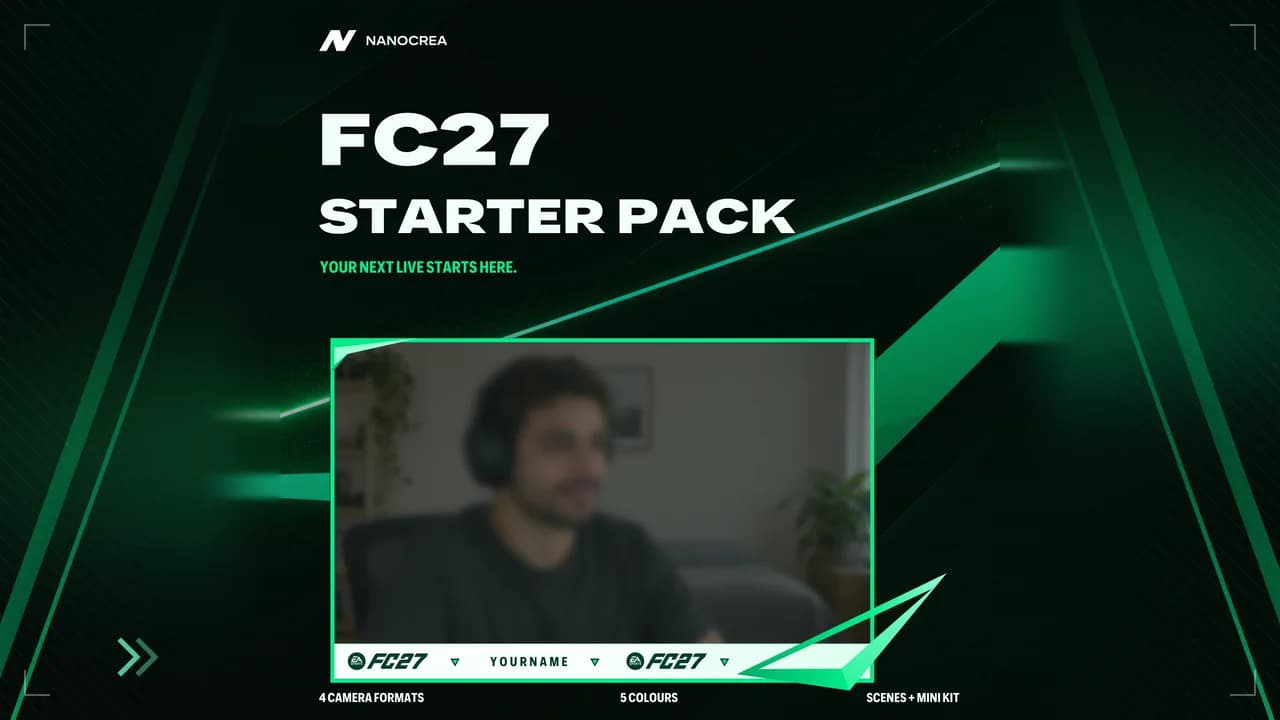FC27 Starter Pack - Stream Overlays for OBS