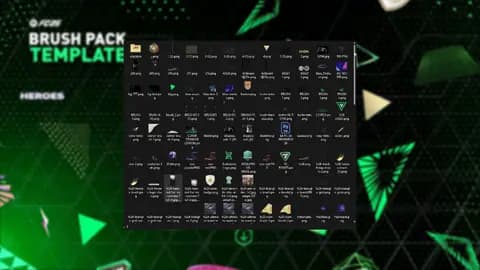 FC25 BRUSH PACK TEMPLATE