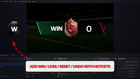FC26 Weekend League Interactive Scoreboard - Automatic Win/Loss Counter for Streamers (OBS)