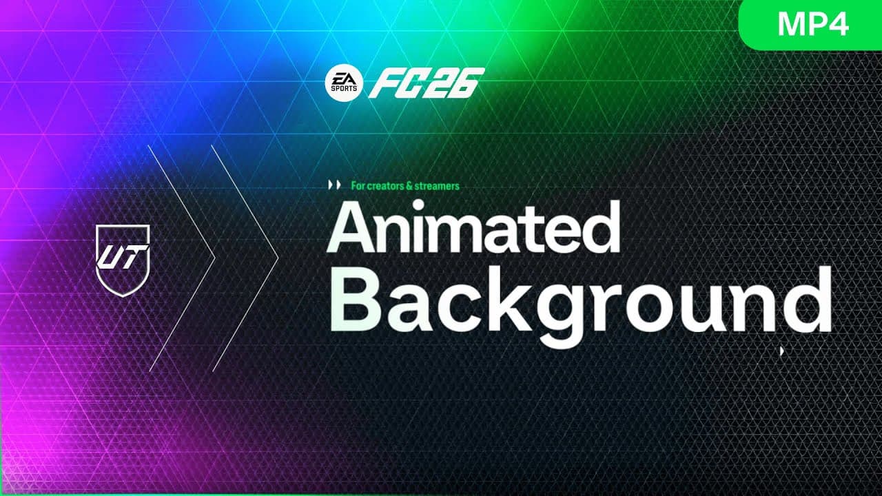 FIFA 26 stream intermission animated background