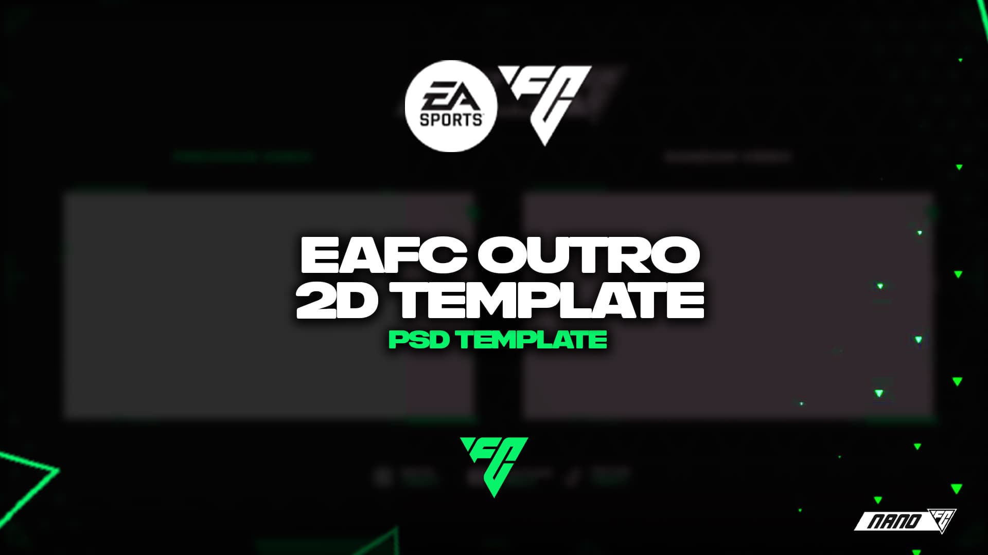 EAFC 24 - OUTRO 2D TEMPLATE (PSD)