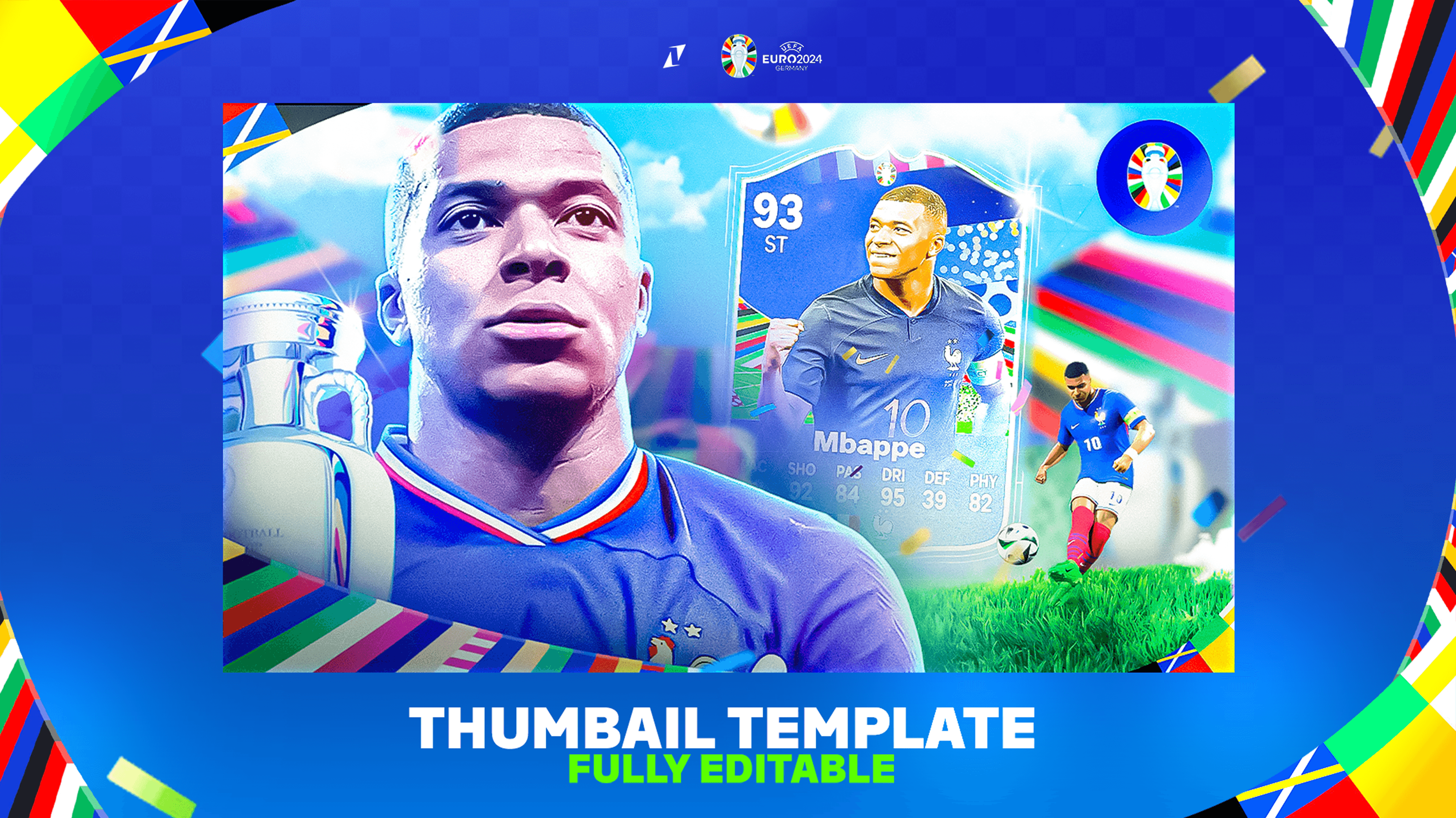 EURO 2024 THUMBNAIL FREE TEMPLATE