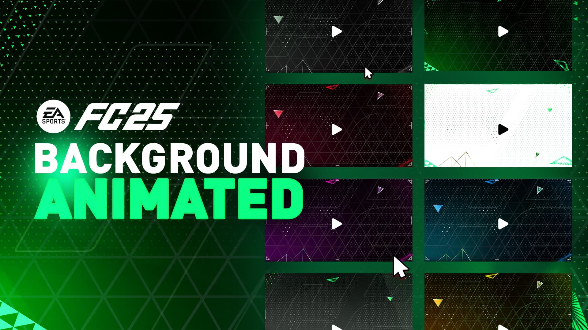 FC25 BACKGROUND ANIMATED VIDEO & JPEG, image 1