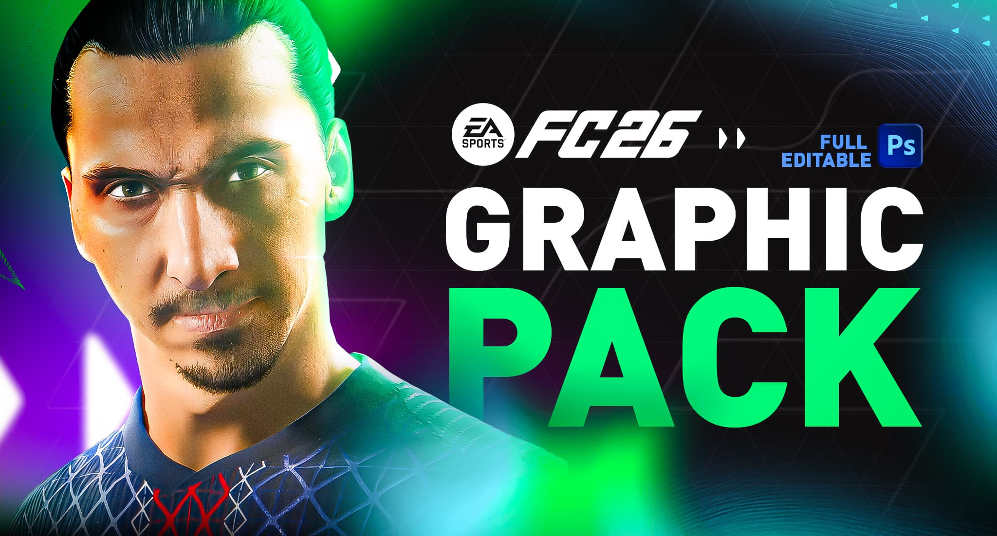 FC26 Mega GFX Pack - overview of 7,000+ assets in 4K