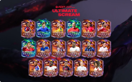 In game screen