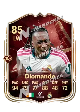 Carte FUT Champions de Yan Diomande, note 85