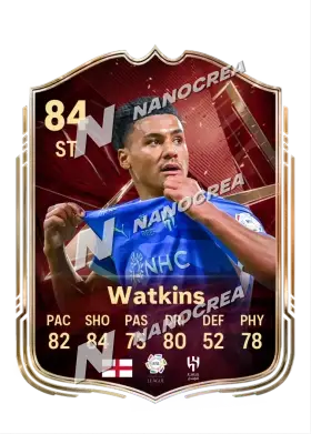 Ollie Watkins، بطاقة FUT Champions، بتقييم 84