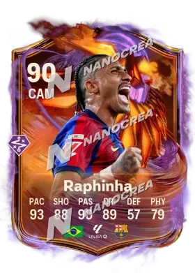 Raphinha, Ultimate Scream kartı, reyting 90