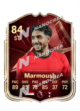 Omar Marmoush, FUT Champions card, rated 84