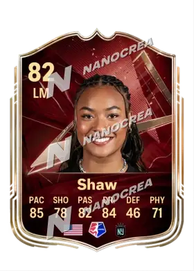 Jaedyn Shaw, karta FUT Champions, ocena 82