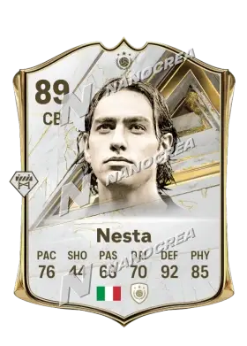 Alessandro Nesta, Base Icon card, rated 89