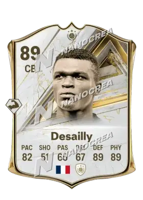 Marcel Desailly, Base Icon-kaart, rating 89