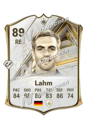 Base Icon-Karte von Philipp Lahm, Wertung 89