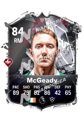 Base Hall of FUT-Karte von Aiden McGeady, Wertung 84