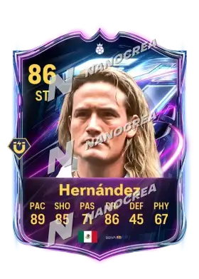 Luis Hernández, Base Hero card, rated 86