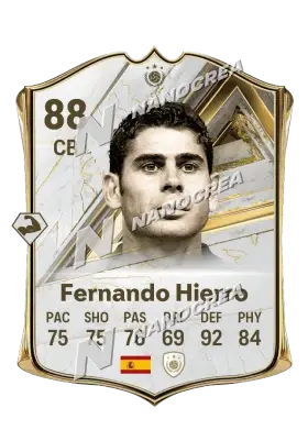 Fernando Hierro، بطاقة Base Icon، بتقييم 88