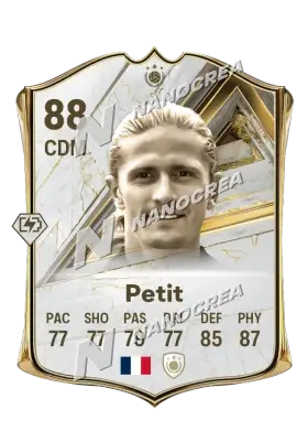 Carta Base Icon de Emmanuel Petit, overall 88