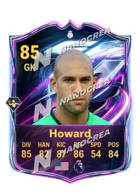 Tim Howard, Base Hero card, rated 85