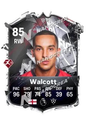 Theo Walcott, karta Base Hall of FUT, ocena 85