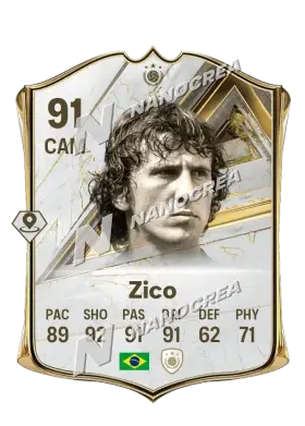 Zico, Base Icon kartı, reyting 91