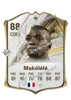Claude Makélélé, karta Base Icon, ocena 88