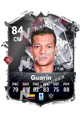 Fredy Guarín, Base Hall of FUT kartı, reyting 84