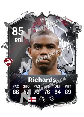 Micah Richards، بطاقة Base Hall of FUT، بتقييم 85