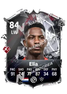 Eljero Elia, Base Hall of FUT card, rated 84