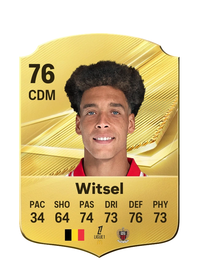 Axel Witsel, Common kartı, reyting 76