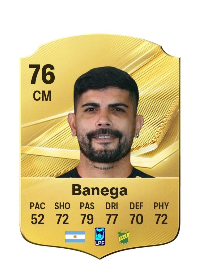 Éver Banega, Common card, rated 76