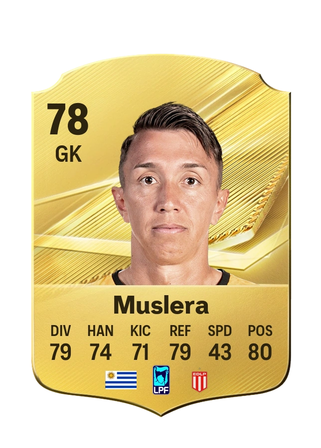 Fernando Muslera, Common card, rated 78