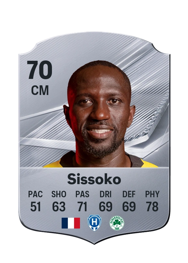 Moussa Sissoko, Common kartı, reyting 70