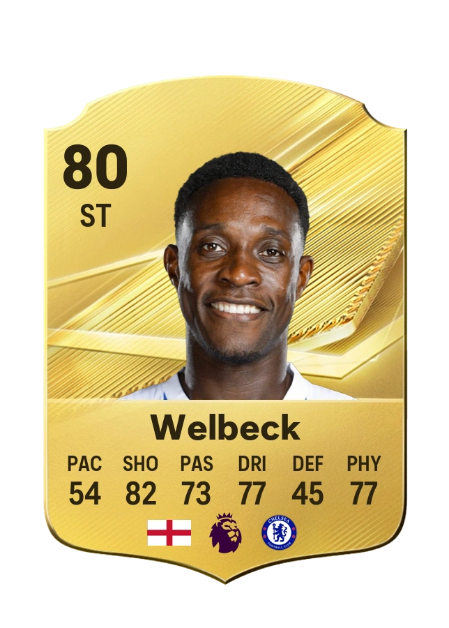 Common-Karte von Danny Welbeck, Wertung 80