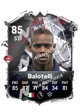 Mario Balotelli, karta Base Hall of FUT, ocena 85